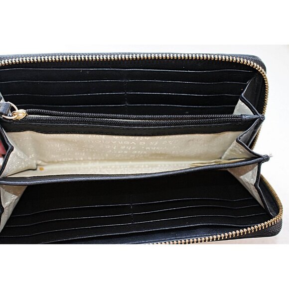 Bundle of 2 Kate Spade Wallets - Pre-Owned - Sunset Court Continental + ZIppy - Picture 5 of 14